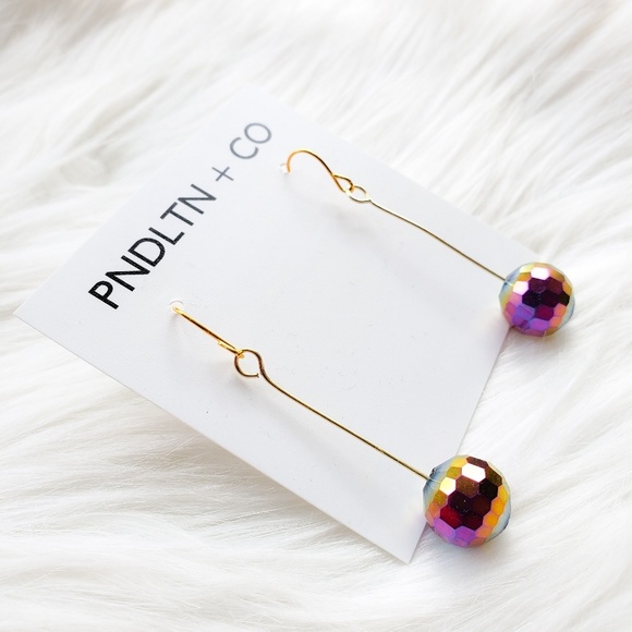 Disco ball earrings - Picture 1 of 1